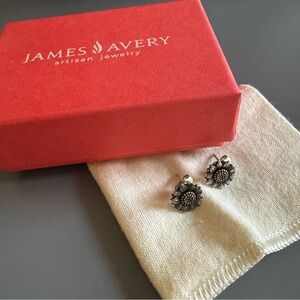 James Avery Wild Sunflower Stud Earrings